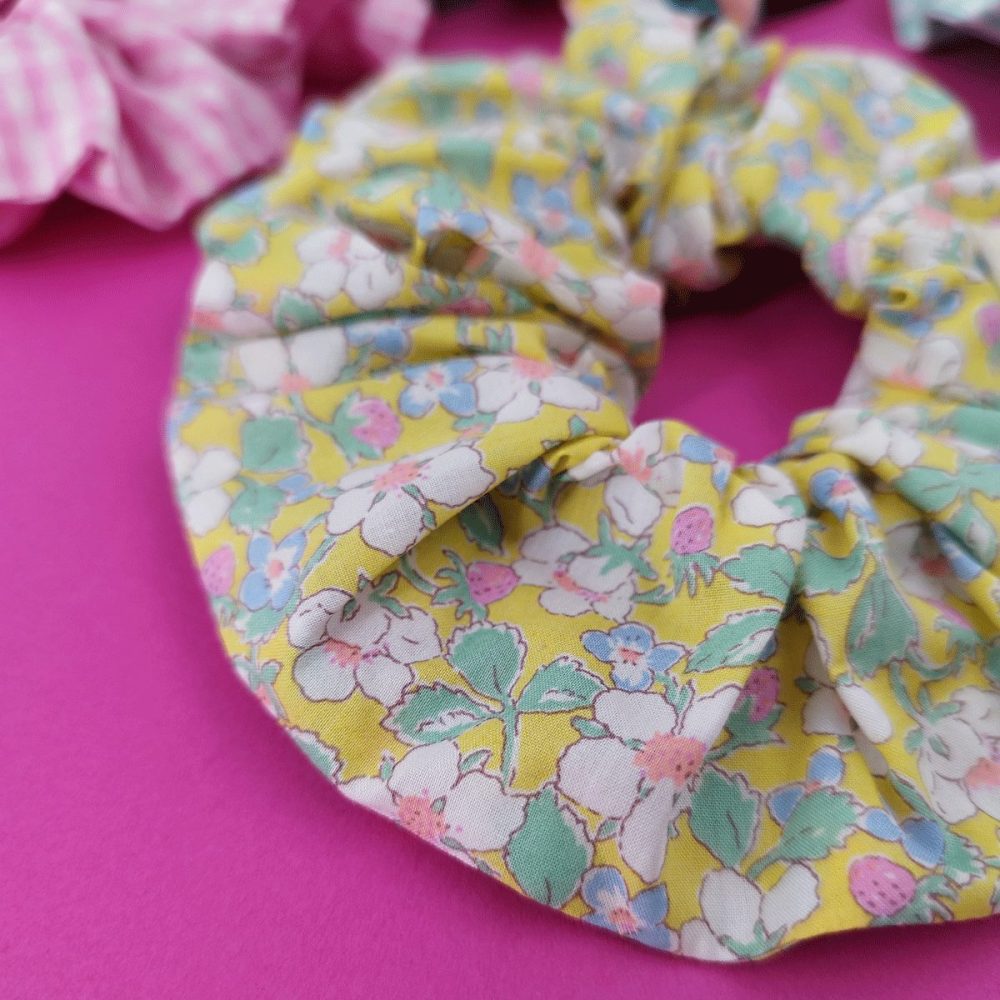 chouchou liberty paysanne blossom
