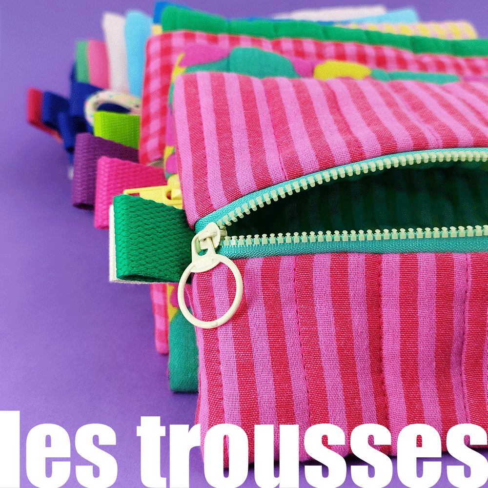 les trousses plates PATATE et Mandarine